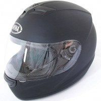 KASK CZARNY MAT