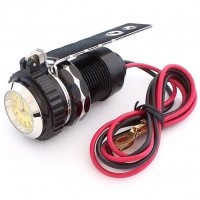 GNIAZDO USB Z ZEGARKIEM