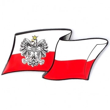 EMBLEMAT PRZYKLEJANY - FLAGA POLSKI