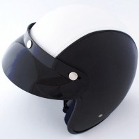 KASK SKÓRA CZARNO-BIAŁY