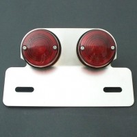LAMPA PODWÓJNA OKR. Z PODSTAWĄ ALU