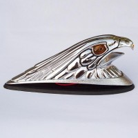 ORNAMENT NA BŁOTNIK ORZEŁ DUŻY CHROM PODŚWIETLANY