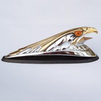 ORNAMENT NA BŁOTNIK ORZEŁ ZŁOTY PODŚWIETLANY
