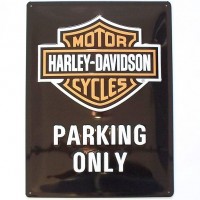 TABLICA PARKING TYLKO DLA HARLEY-DAVIDSON