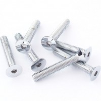 ŚRUBA IMBUSOWA STOŻKOWA 4X25 CHROM