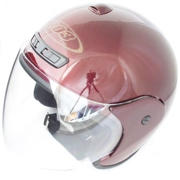 KASK U-803 BORDO METALIK